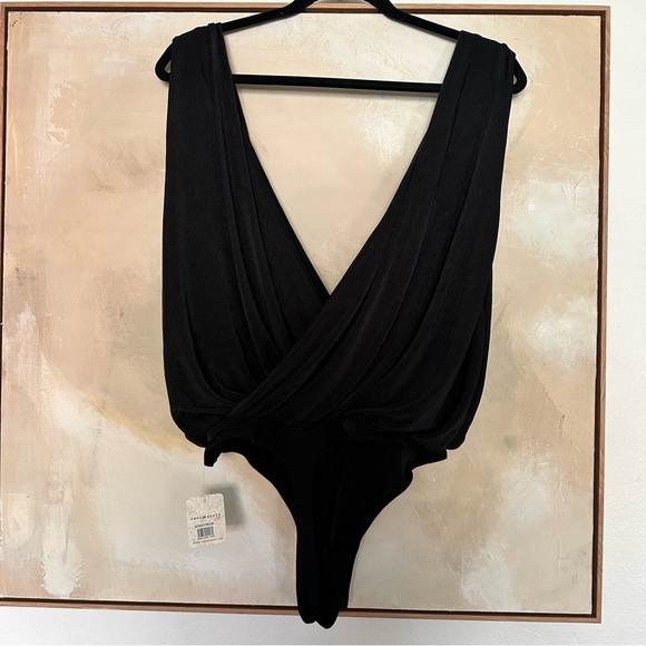 NWT Free People Intimately Night Owl Thong Bodysuit - Picture 6 of 7
